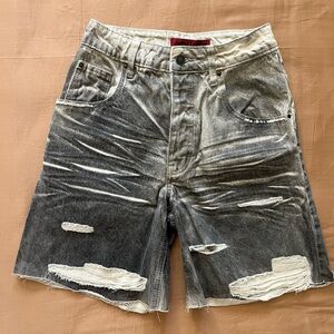 Jaded London mucky white studded glasto short W25